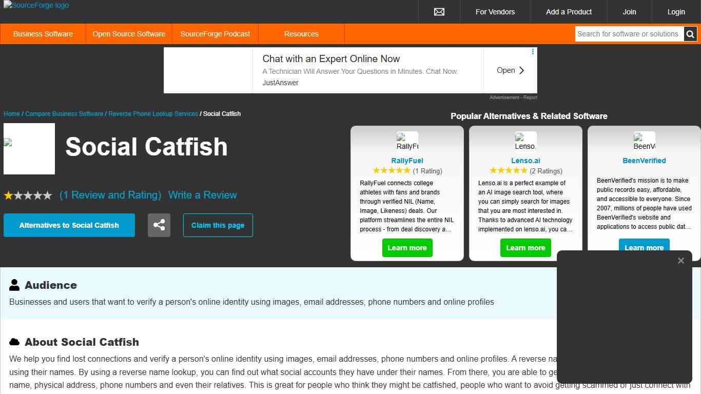 Social Catfish Reviews in 2026